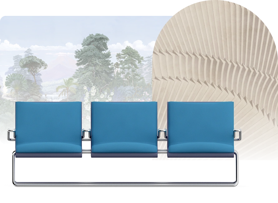 Waiting Room will be Perfect using Honpo Wallpaper